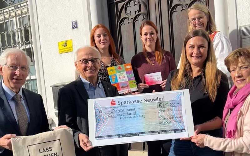 Caritasverband Neuwied erhält Spende in Höhe von 10.000 Euro